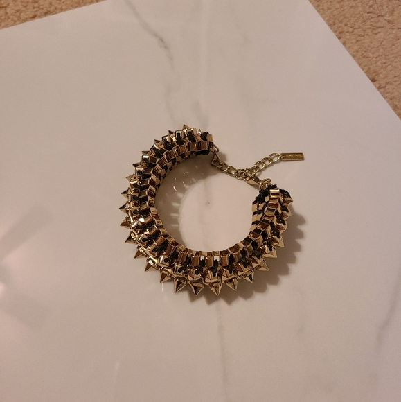 Jewelmint Edgy Studs & Chain Chunky Bracelet - Picture 1 of 4